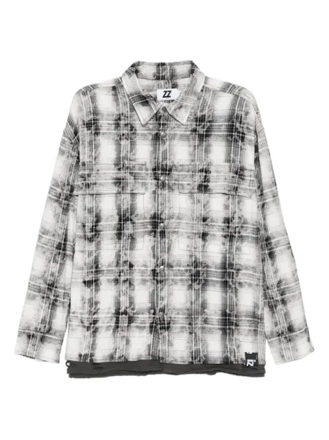 izzue logo-patched shirt 