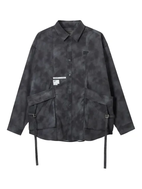 Musium Div. tie-dye pocket shirt