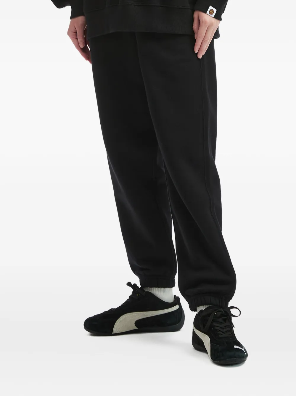 FINGERCROXX Joggingbroek met geborduurd logo Zwart