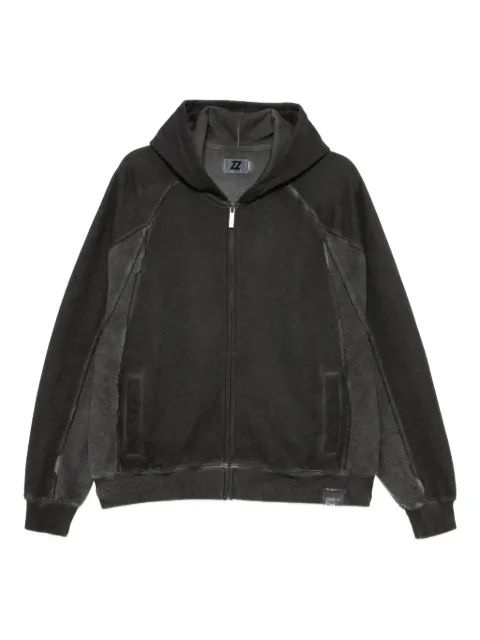 izzue logo-embroidered hoodie