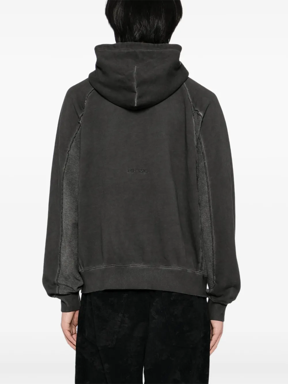 izzue Hoodie met geborduurd logo Grijs