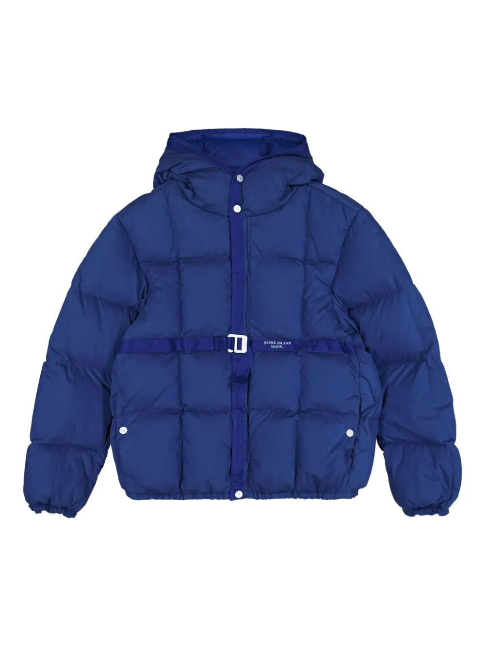 Stone Island hooded puffer jacket | Blue | Image 1