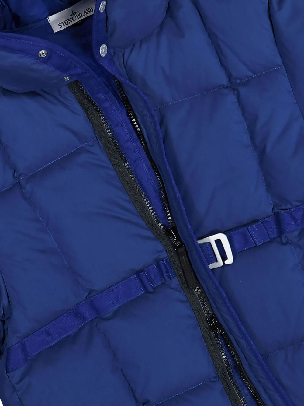 Stone Island Donsjack met capuchon Blauw