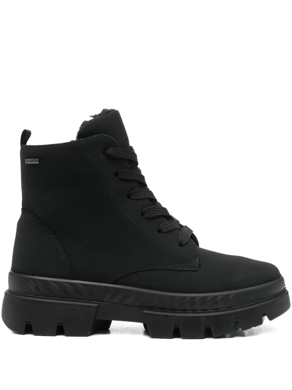 Ara Montivale Waterproof Lace-up Boot In Black