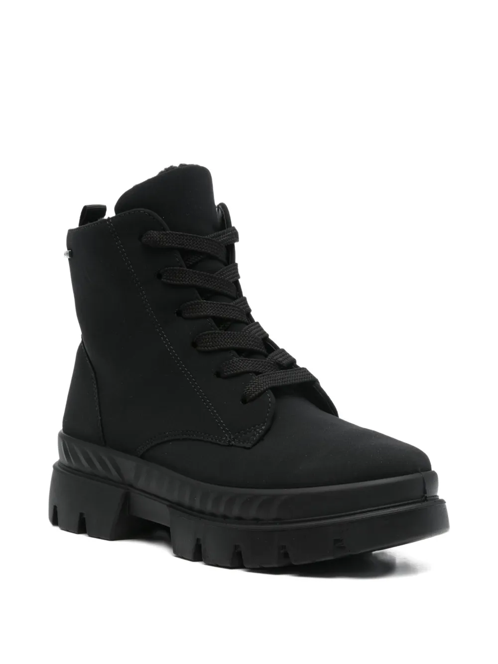 Ara Montivale Waterproof Lace-up Boot In Black