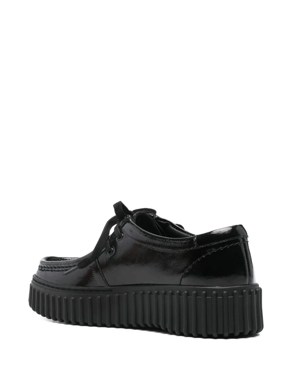 Clarks Torhill Bee leather sneakers Black