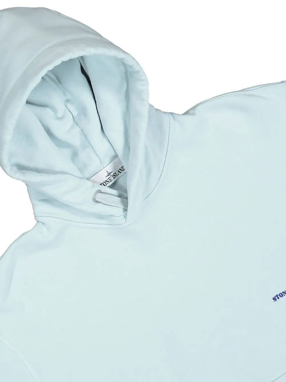 Stone Island Marina hoodie met kangoeroe zak Blauw