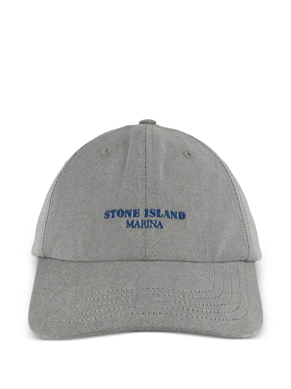 Stone Island ロゴ キャップ - グレー Stone Island ロゴ キャップ - グレー