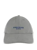 Stone Island logo-lettering baseball cap - Grey