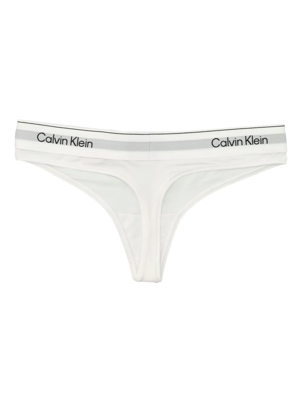 Calvin Klein logo-band thong - Wit