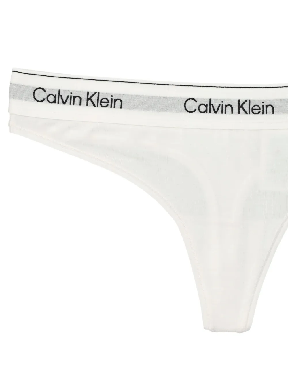 Calvin Klein String met logoband Wit