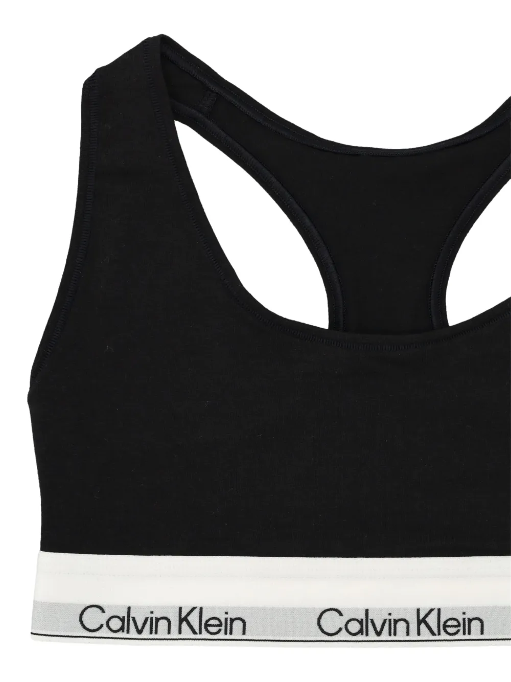 Calvin Klein Icon Cotton Modal Unlined Bralette In Black
