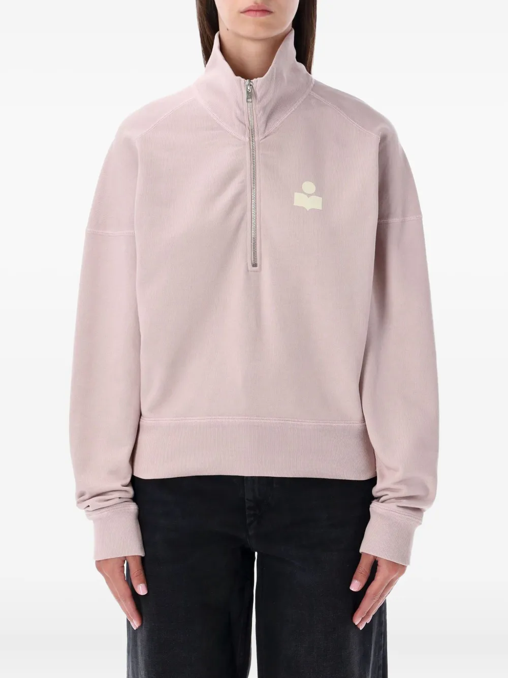 Isabel Marant Étoile Sweatshirt Isabel Marant Etoile Woman Color Ecru In Pink