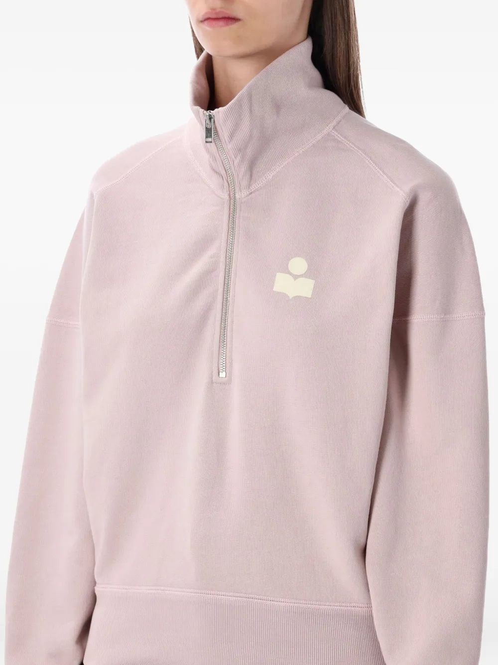 Isabel Marant Étoile Sweatshirt Isabel Marant Etoile Woman Color Ecru In Pink