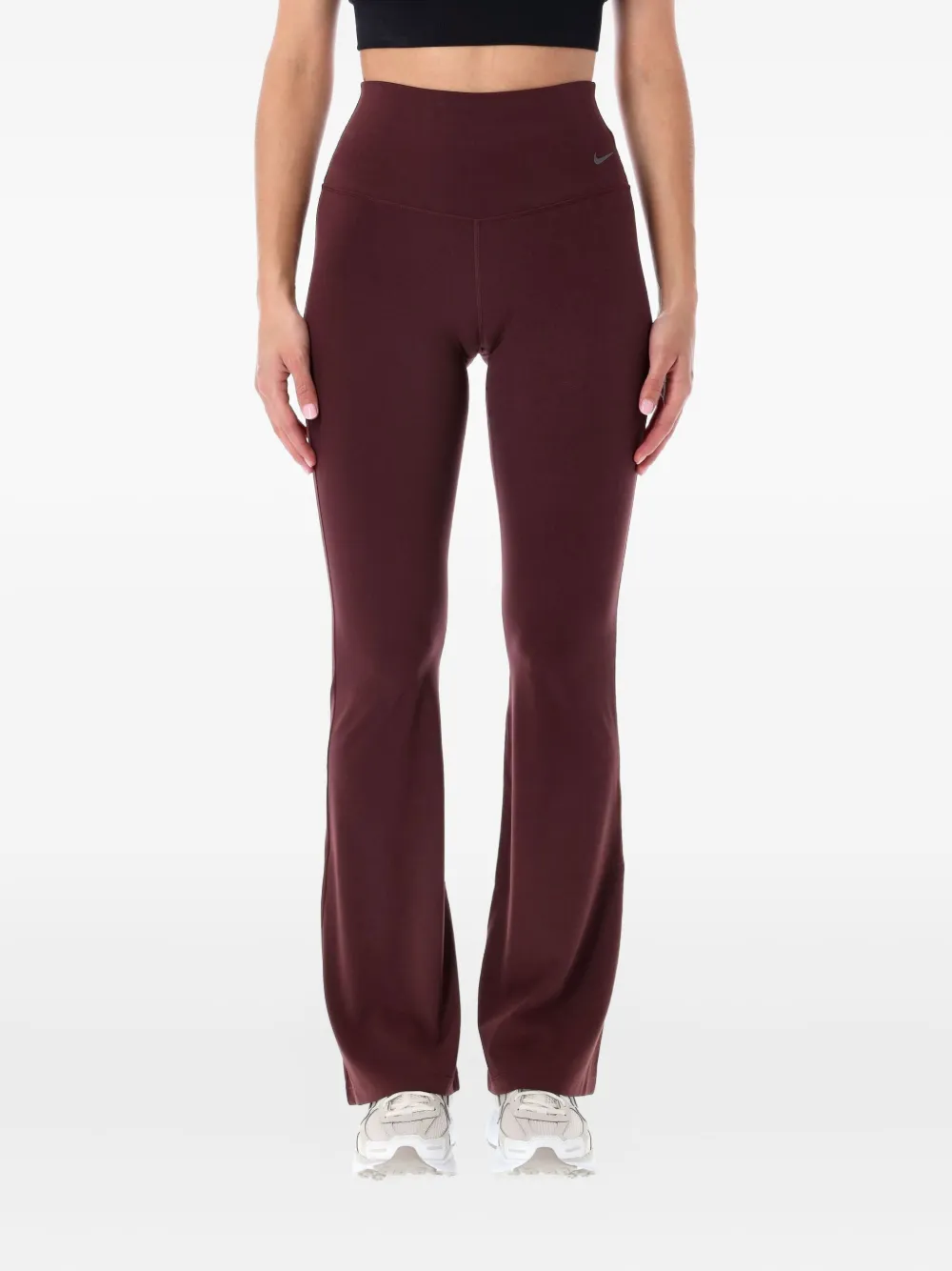 Nike Zenvy high-waisted flared leggings | Red | Image 1