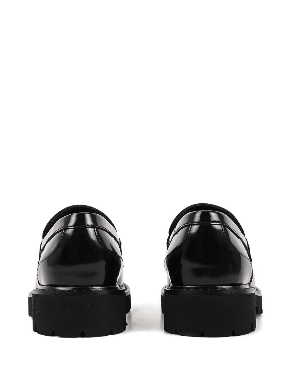 Karl Lagerfeld Lowell Leather Loafers In Black