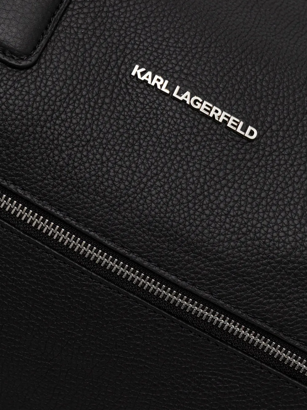 Karl Lagerfeld Reistas met logo Zwart