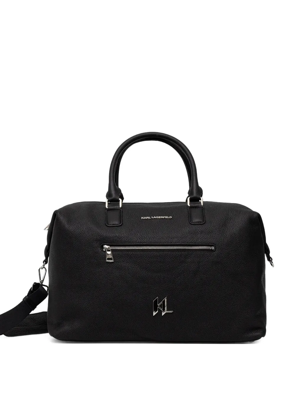 Karl Lagerfeld sac fourre-tout zippé à logo | noir | Image 1