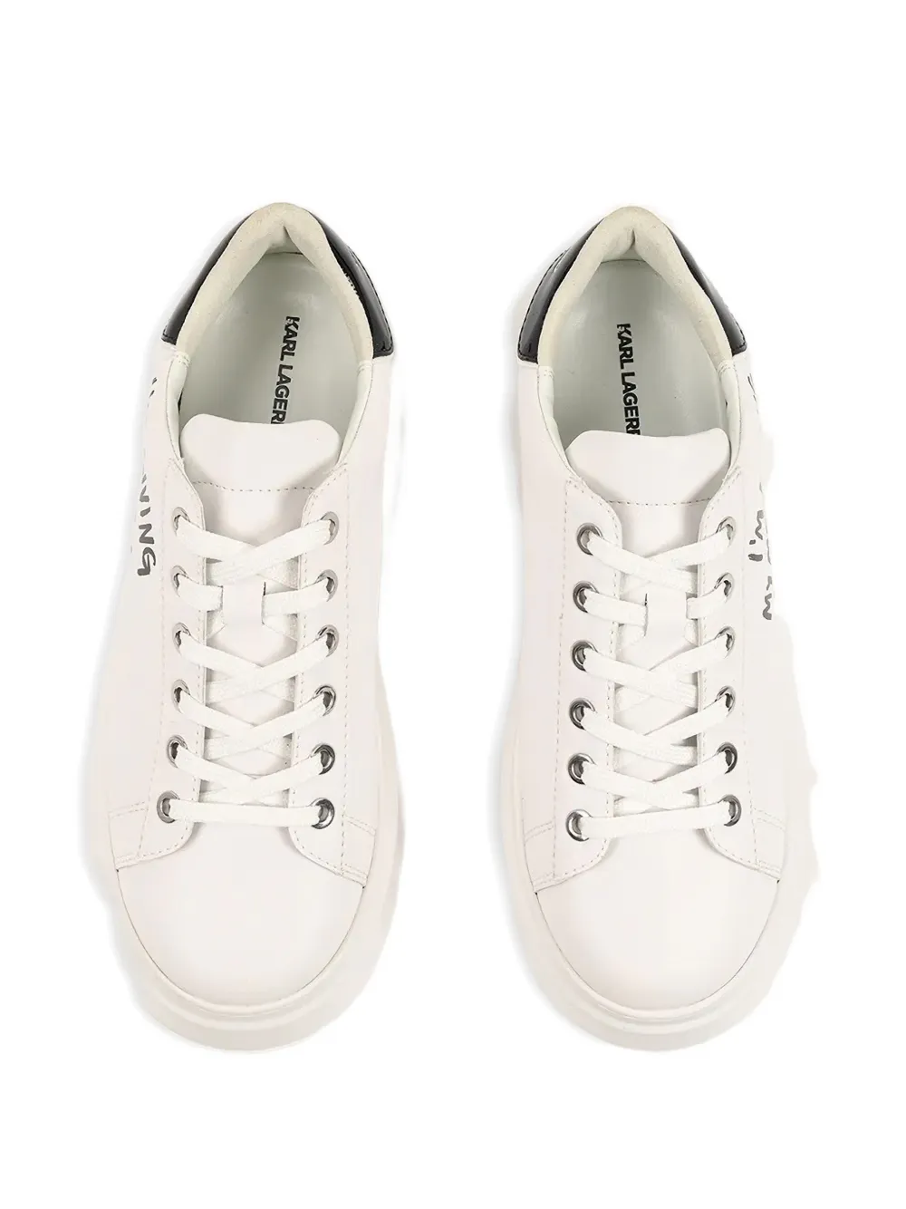 Karl Lagerfeld Anakapri Platform Lace-up Sneakers In Multi