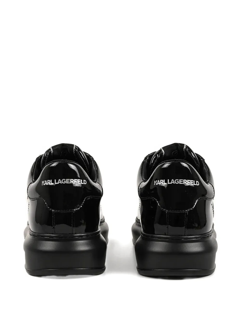 Karl Lagerfeld KAPRI NFT leren sneakers Zwart