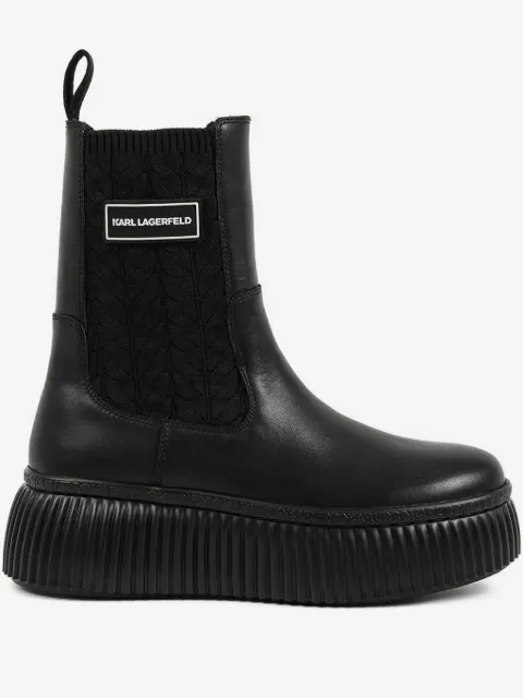 Karl Lagerfeld bottines Kreeper Lo à plateforme
