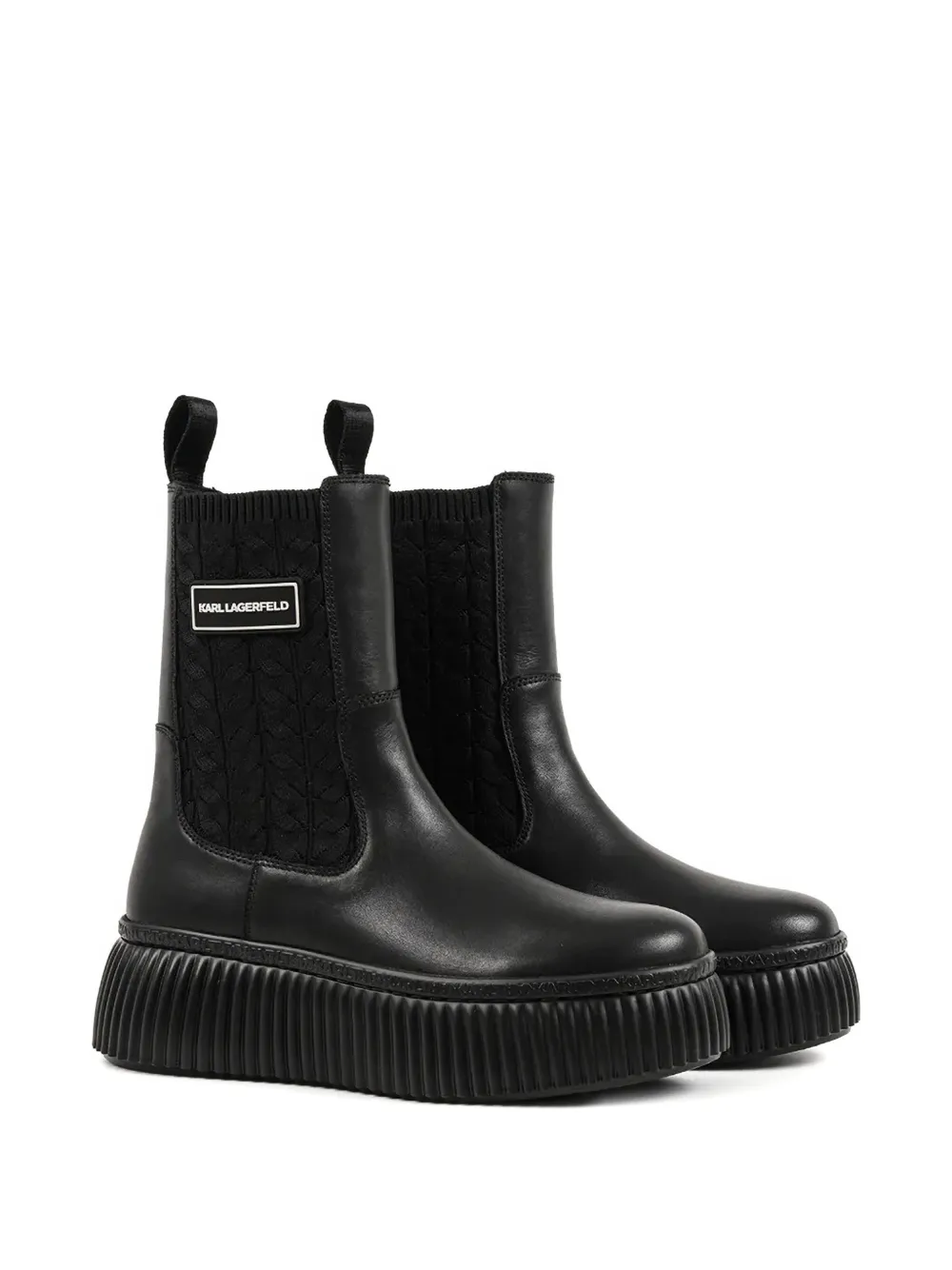 Karl Lagerfeld KREEPER LO ribbed platform boots | Ankle Boots | Image 2