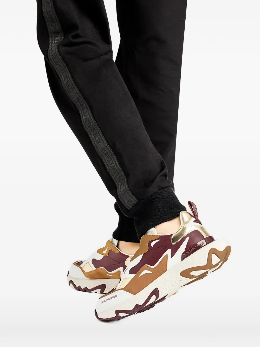 Karl Lagerfeld Blaze Lace-up Sneakers In Multi