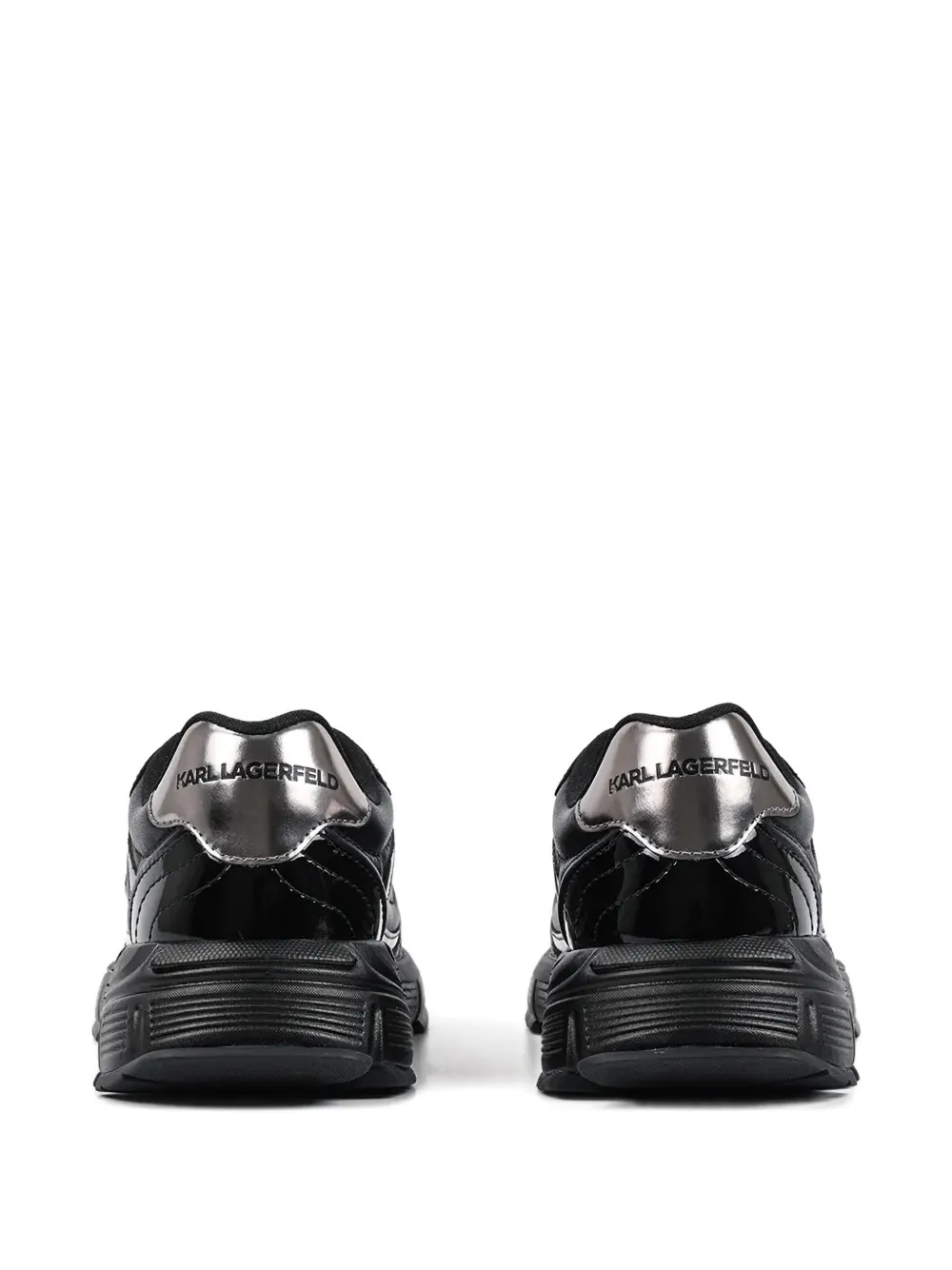 Karl Lagerfeld Orion Lace-up Sneakers In Black