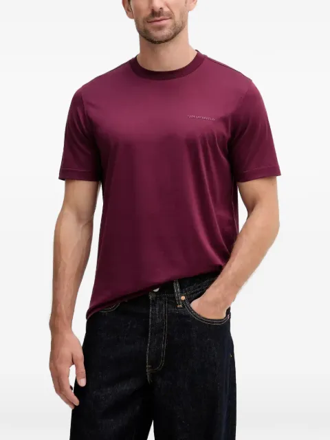Karl Lagerfeld t-shirt à détail logo