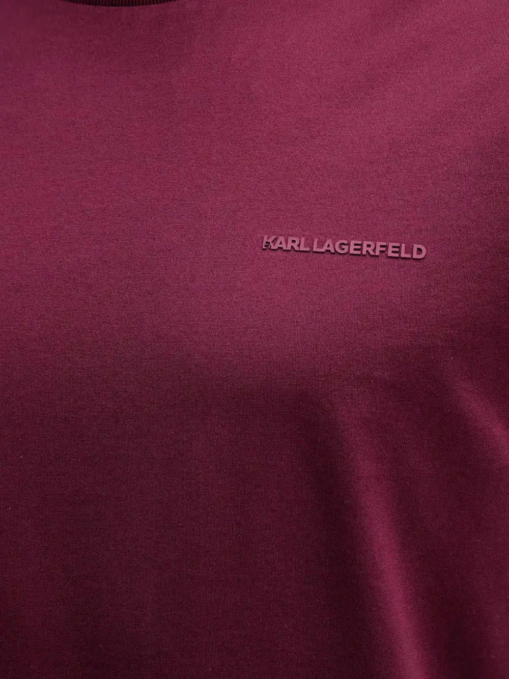 Karl Lagerfeld T-shirt met logodetail Rood