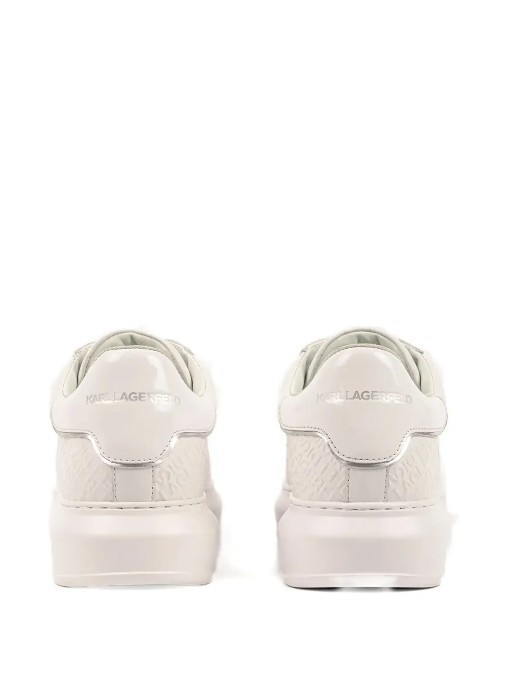 Karl Lagerfeld Kapri Lace-up Sneakers In White