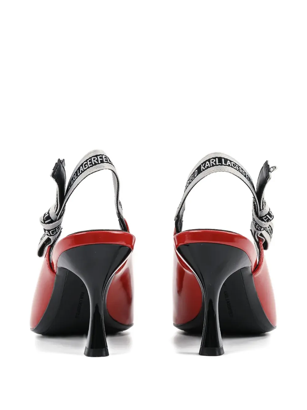Karl Lagerfeld Sienna Slingback Pumps In Red