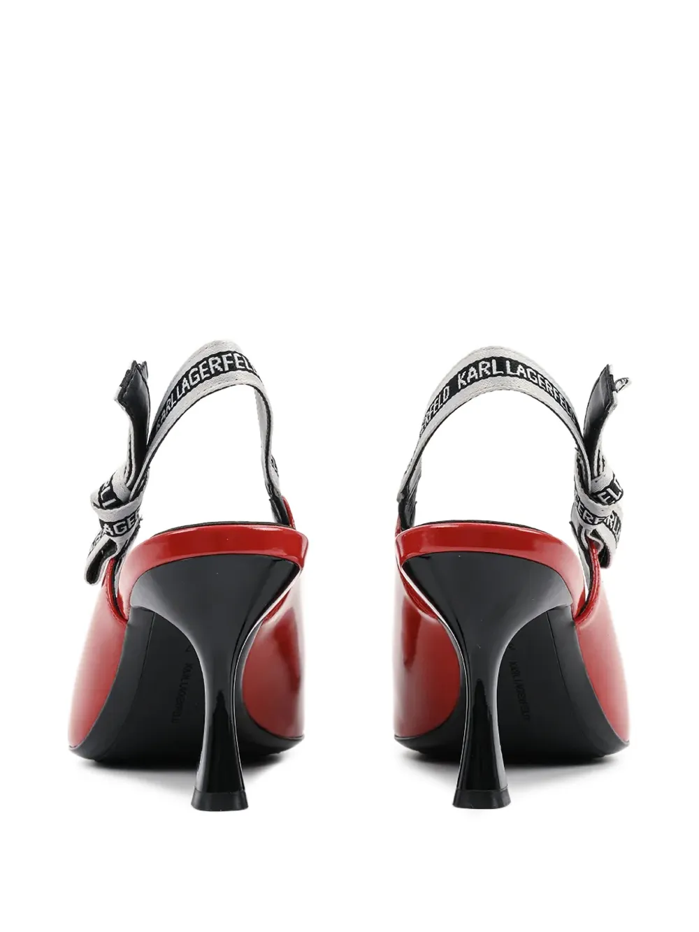  Karl Lagerfeld Sienna Slingback Pumps - Red 