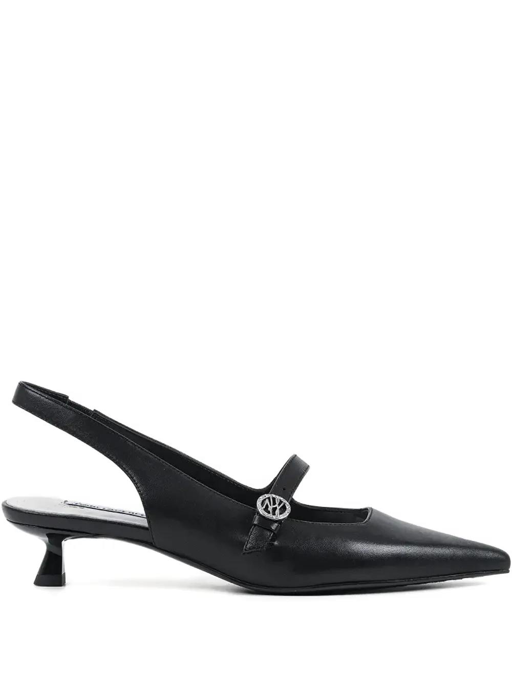 Karl Lagerfeld 30mm Pasha Pointed Pumps In Black
