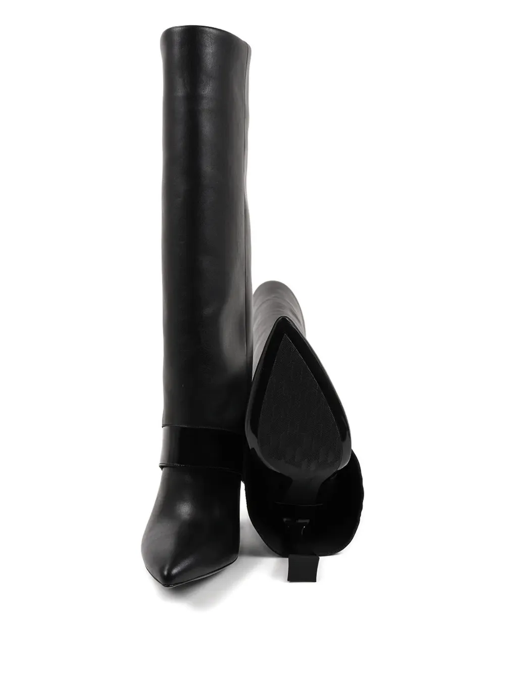 Karl Lagerfeld Laarzen met logo-applicatie Zwart