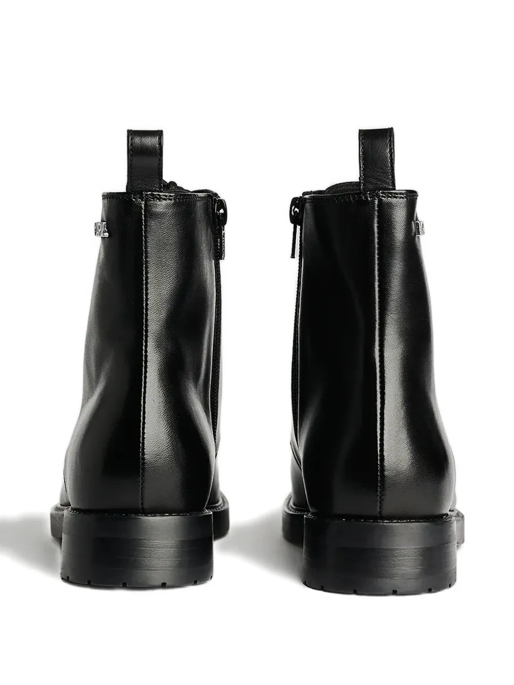 Karl Lagerfeld Blake Lace-up Boots In Black