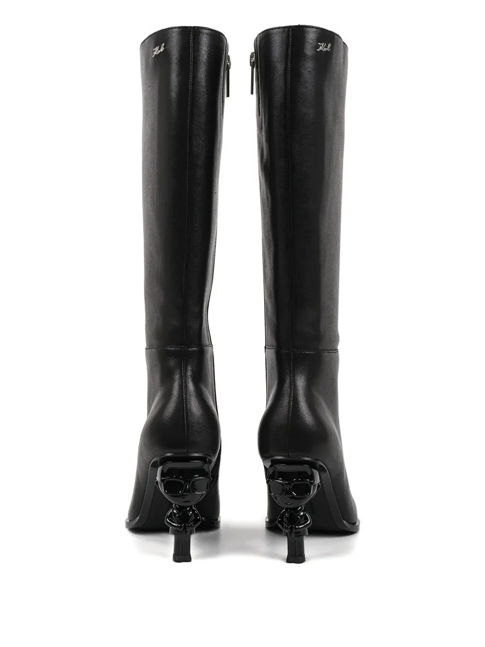 Karl Lagerfeld 80mm Ikon Nft Tall Boots In Black