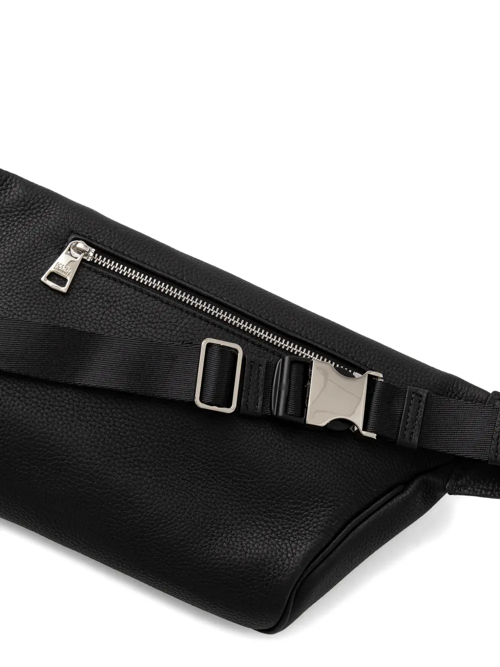 Karl Lagerfeld Logo-lettering Belt Bag In Black