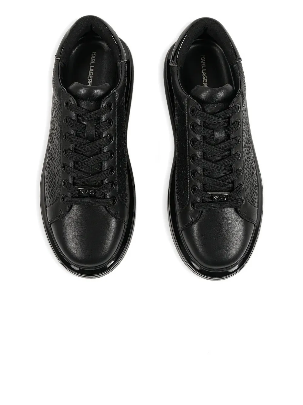 Karl Lagerfeld Kapri Kushion Platform Sneakers In Black