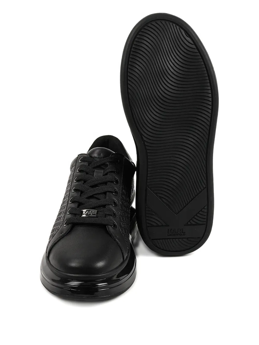 Karl Lagerfeld Kapri Kushion Platform Sneakers In Black