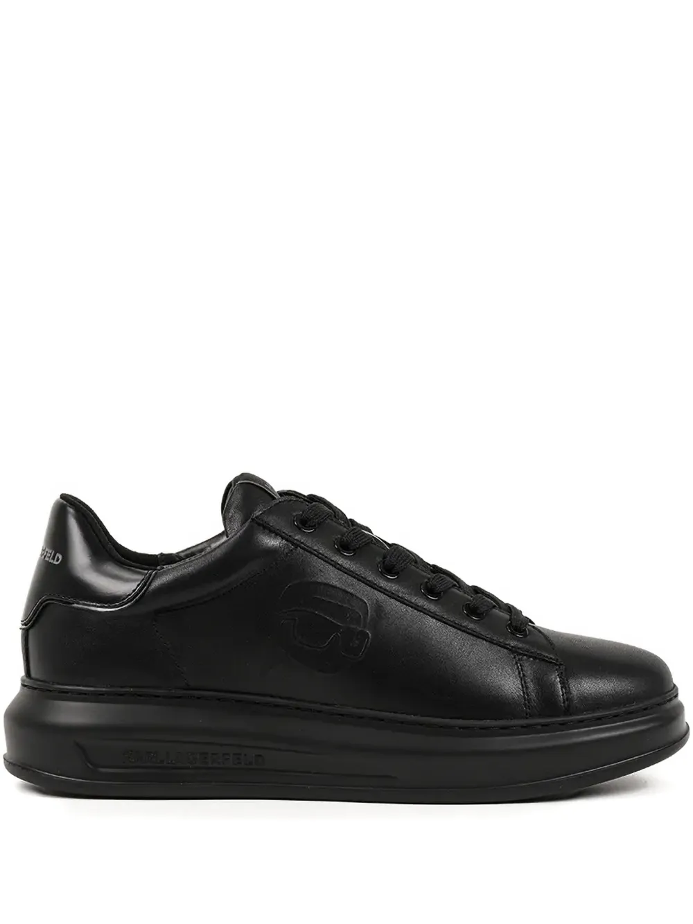Karl Lagerfeld KAPRI logo-embossed sneakers | Black | Image 1