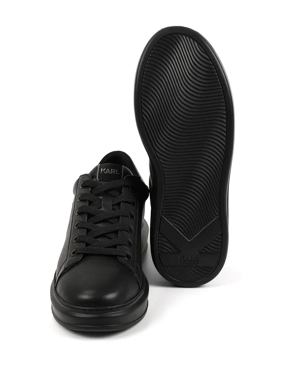 Karl Lagerfeld KAPRI sneakers met logo-reliëf Zwart