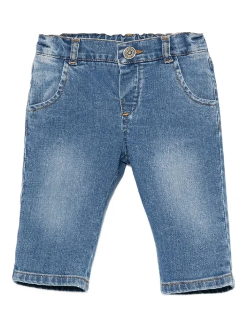 PUCCI Junior patch-pocket jeans 