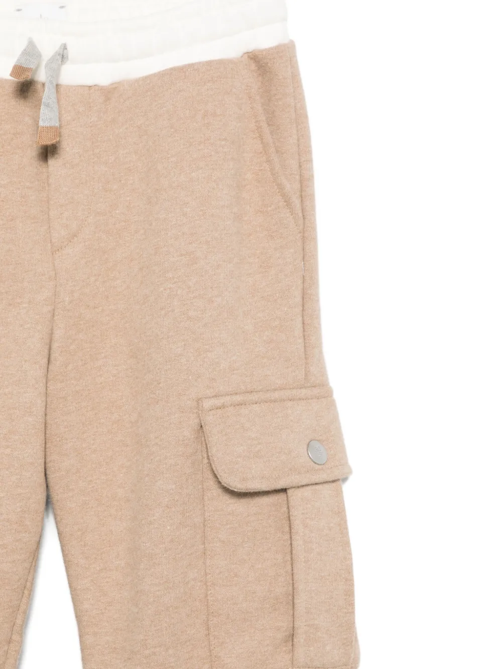 Eleventy Kids Broek met cargozak Beige
