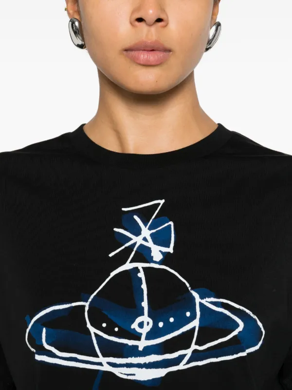 Vivienne Westwood Orb-print T-Shirt | Black | FARFETCH