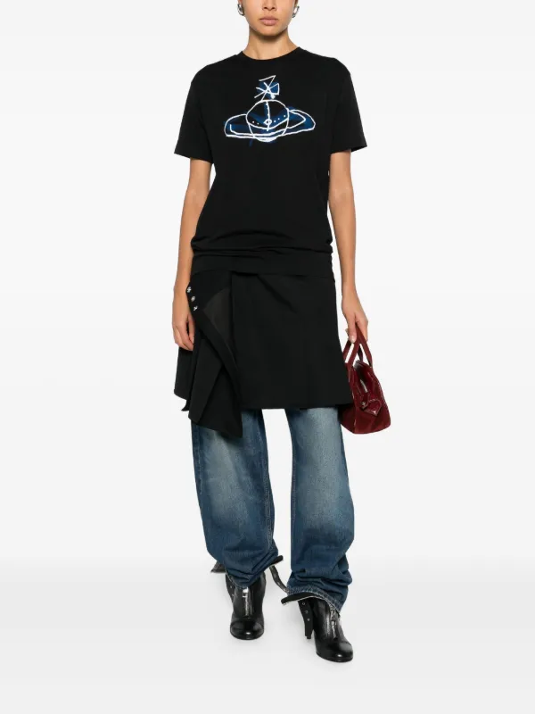 Vivienne Westwood Orb-print T-Shirt | Black | FARFETCH