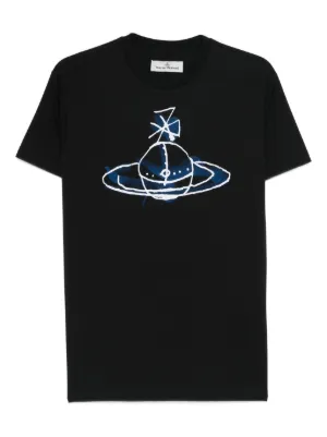 Vivienne Westwood Stencil Orb Tシャツ | ブラック | FARFETCH JP