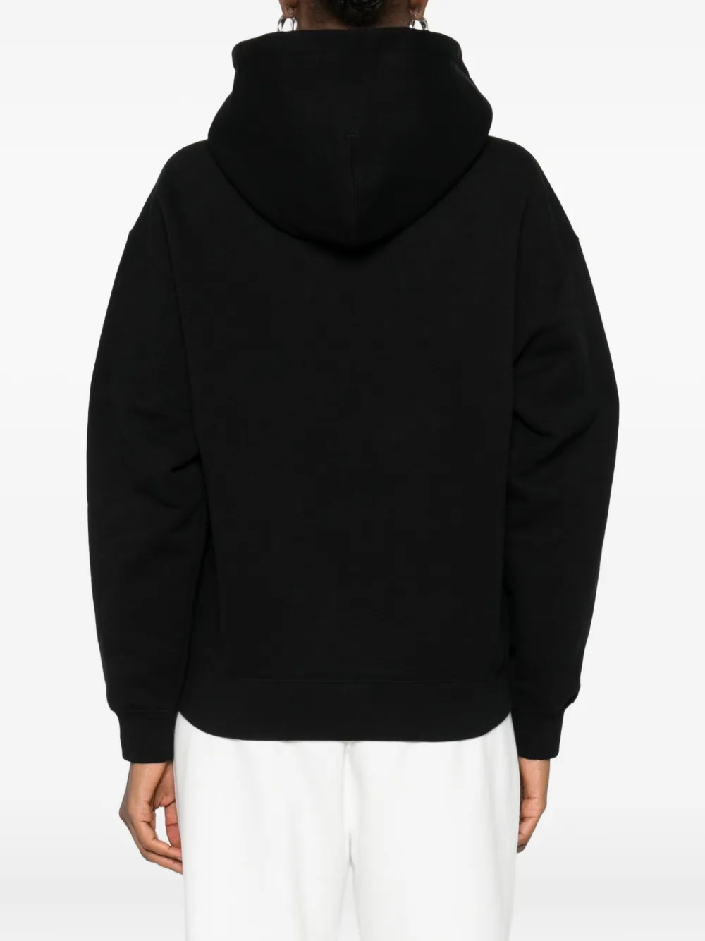 Jil Sander Hoodie met logoprint Zwart