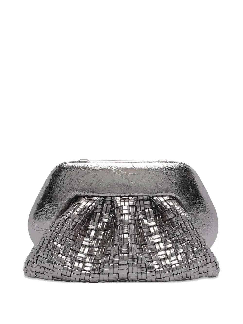 Themoirè magnetic-closure bag - Zilver
