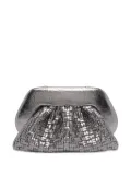 Themoirè magnetic-closure bag - Silver